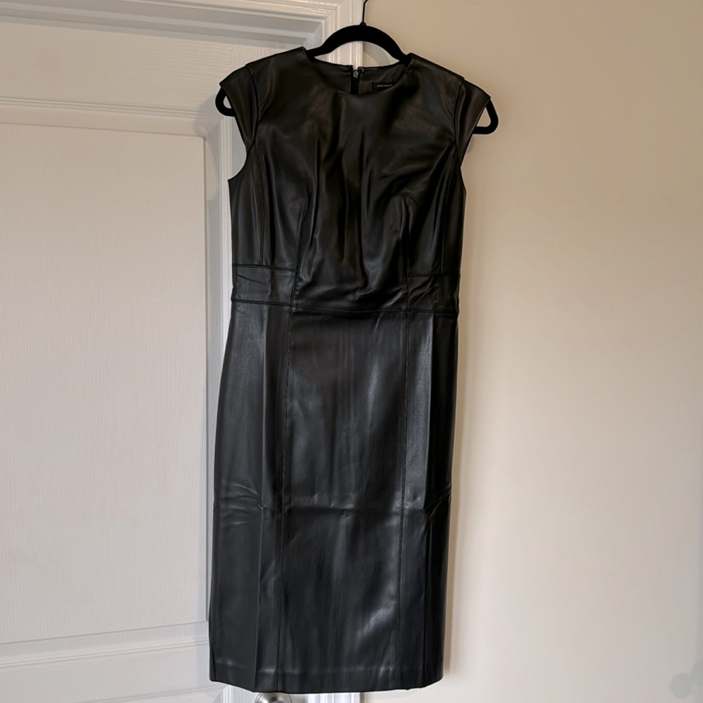Faux Leather Dress 🖤